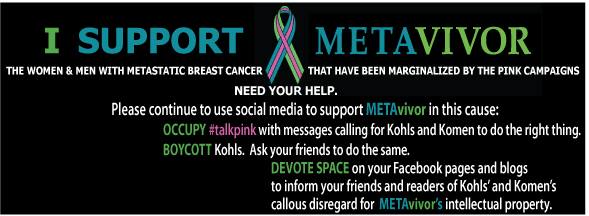 I support METAvivor